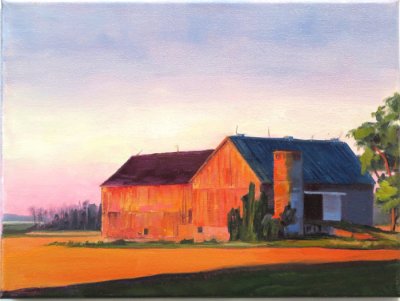 (image for) Barn on Line 34, Dawn